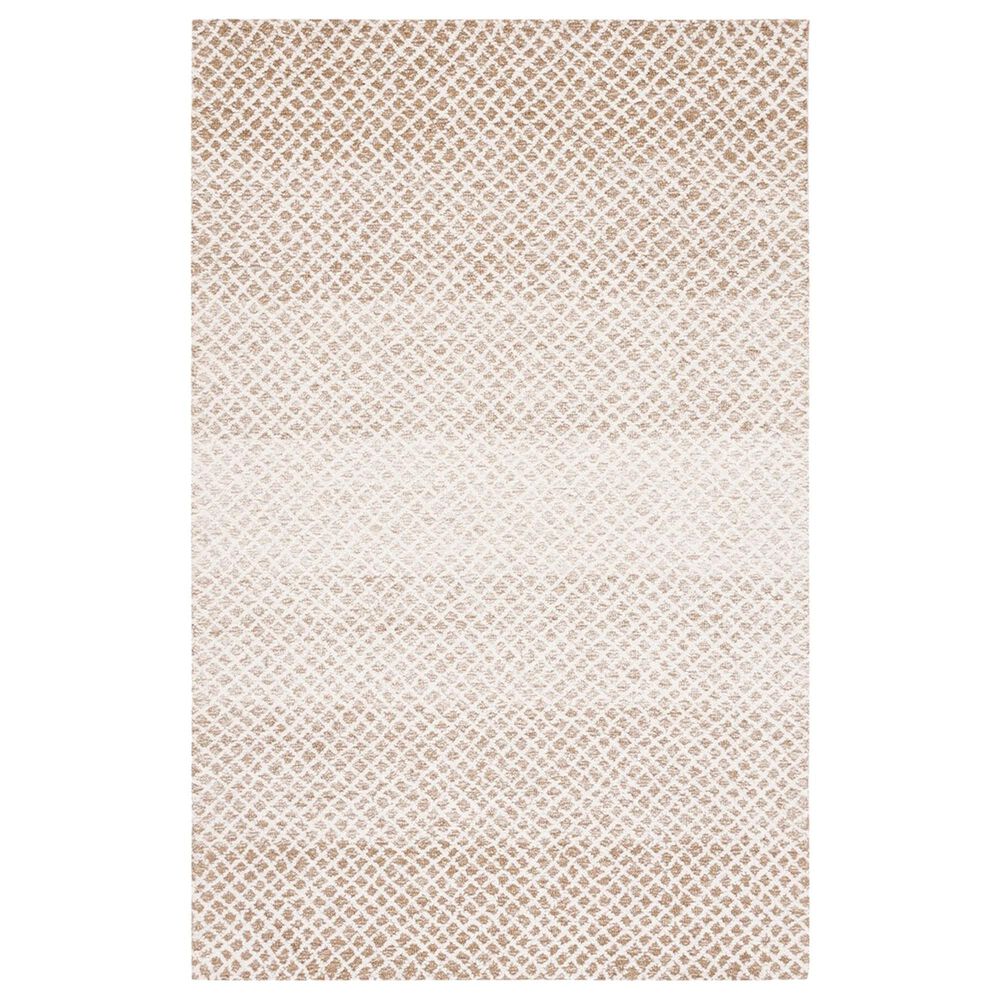 Safavieh Micro-Loop Geometric 4' x 6' Beige and Ivory Area Rug