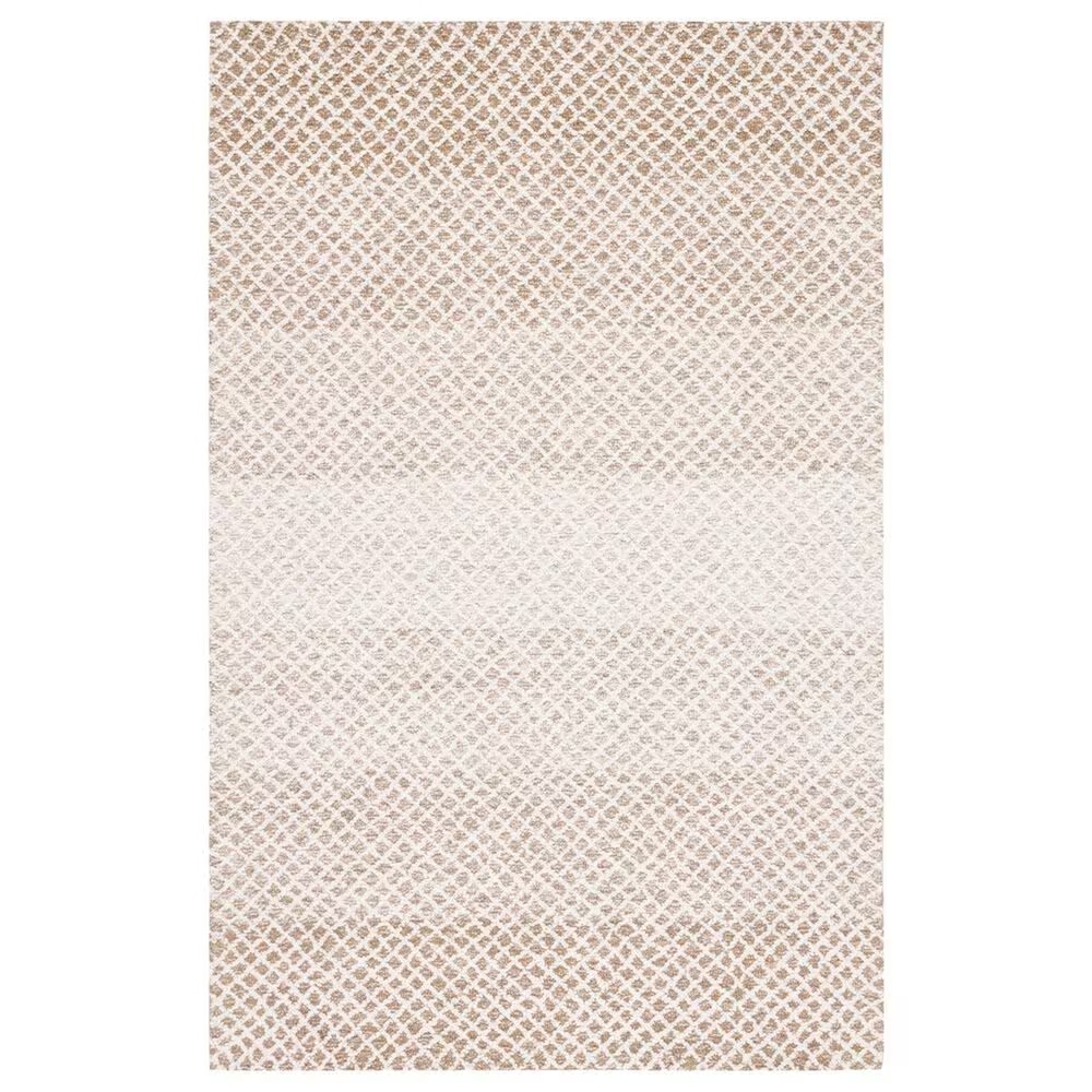 Safavieh Micro-Loop Geometric 5' x 8' Beige and Ivory Area Rug
