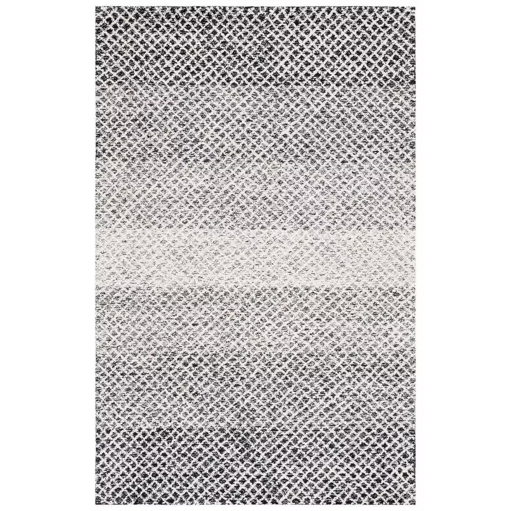 Safavieh Micro-Loop 5' x 8' Black and Ivory Area Rug