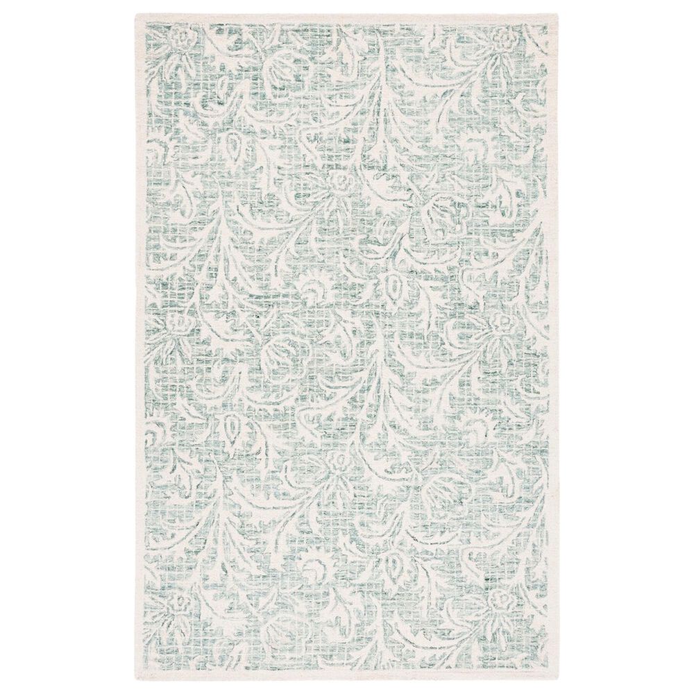 Safavieh Micro-Loop MLP379F 4' x 6' Gray and Ivory Area Rug