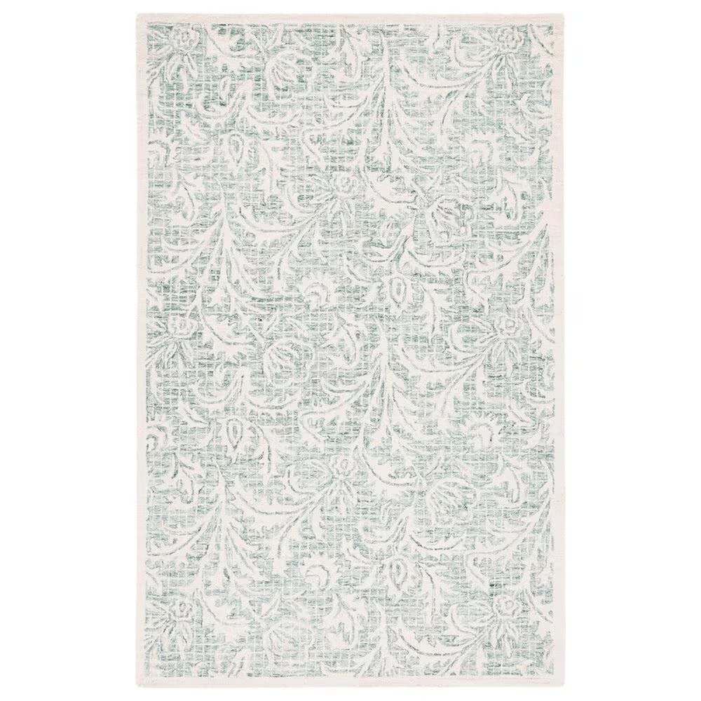 Safavieh Micro-Loop MLP379F 5' x 8' Gray and Ivory Area Rug