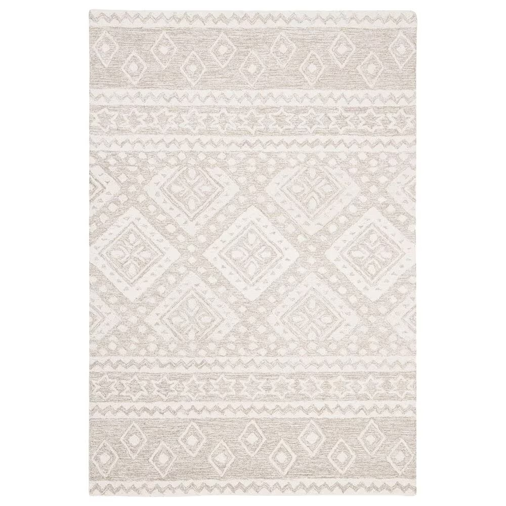 Safavieh Micro-Loop Southwestern 4' x 6' Beige and Ivory Area Rug
