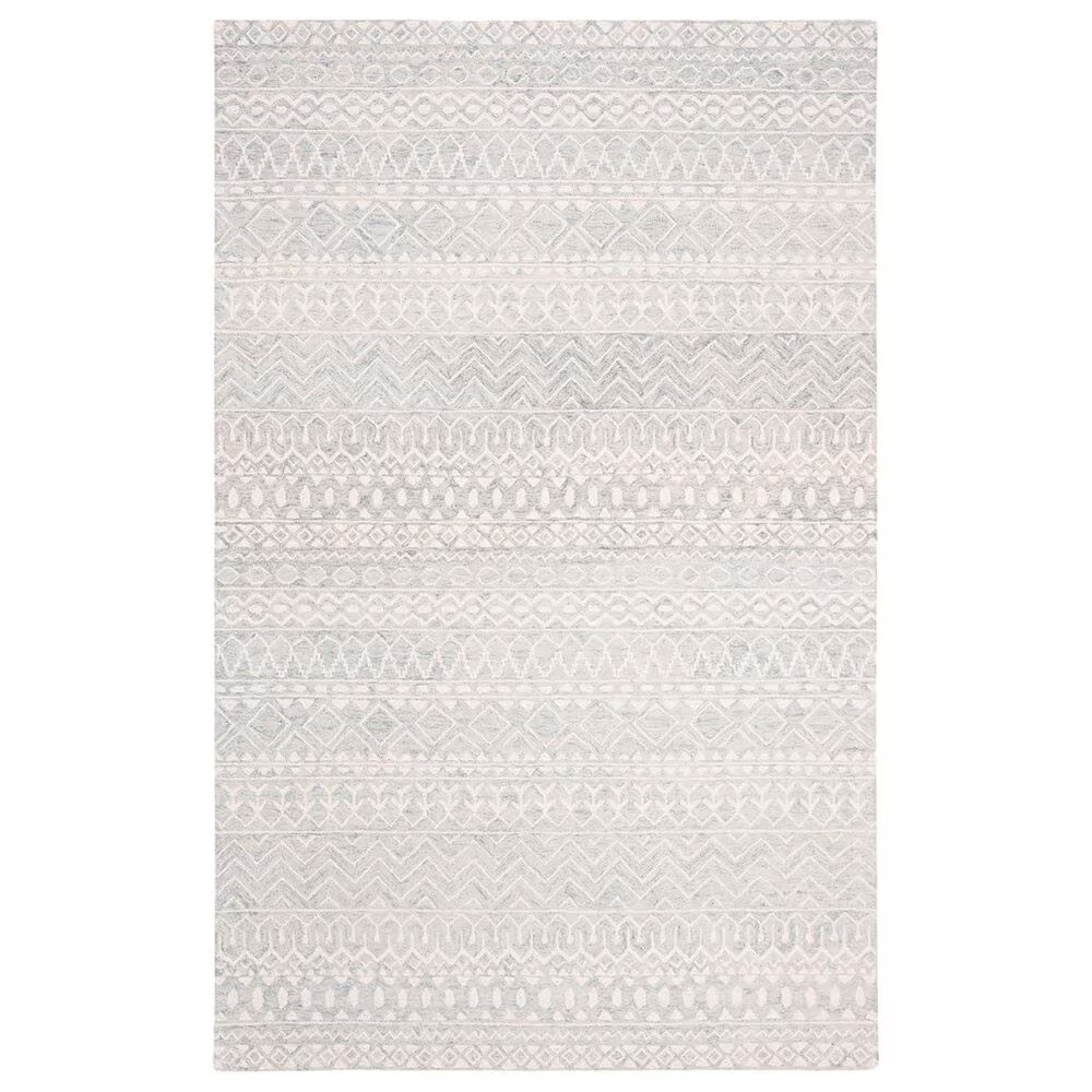 Safavieh Micro-Loop 5' x 8' Aqua and Ivory Area Rug
