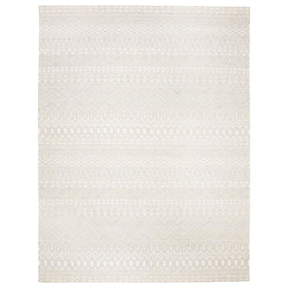Safavieh Micro-Loop 9' x 12' Aqua and Ivory Area Rug