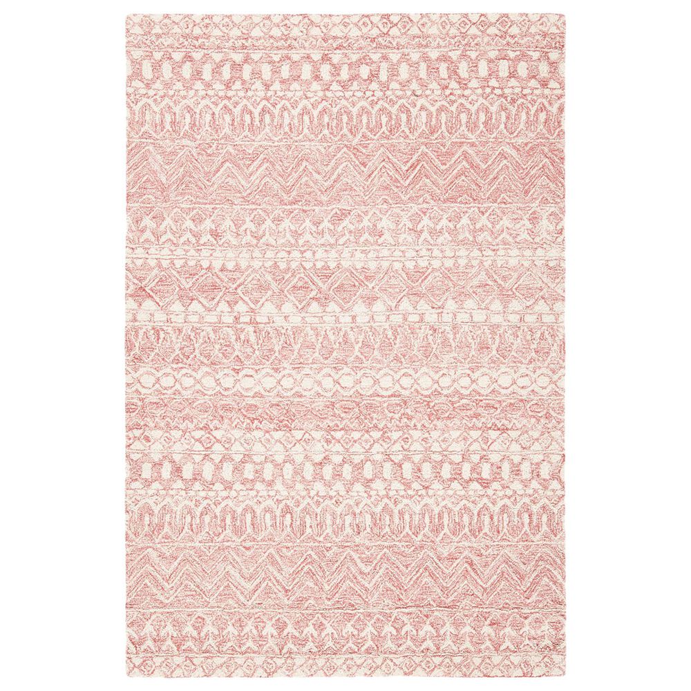 Safavieh Micro-Loop Southwestern 4' x 6' Pink and Ivory Area Rug