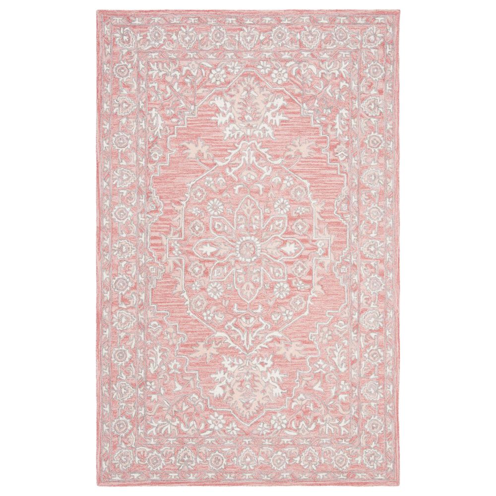 Safavieh Micro-Loop Oriental 4' x 6' Pink and Ivory Area Rug