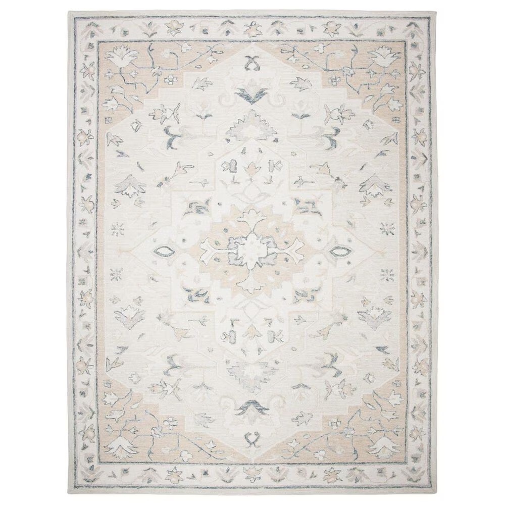 Safavieh Micro-Loop Oriental 8' x 10' Beige and Ivory Area Rug