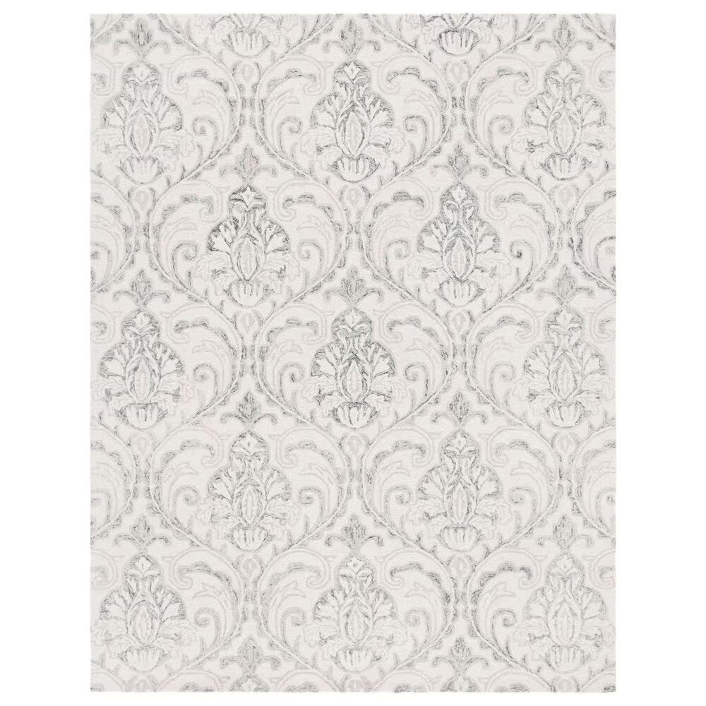 Safavieh Micro-Loop Damask 10' x 14' Ivory and Grey Area Rug