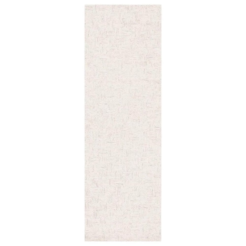 Safavieh Micro-Loop 2'3" x 8' Light Grey and Ivory Runner