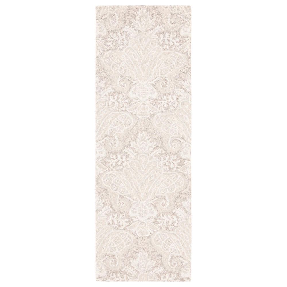 Safavieh Micro-Loop Damask 2'3" x 11' Beige Runner