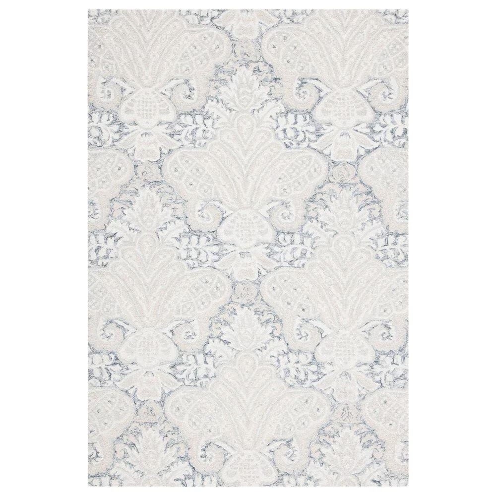 Safavieh Micro-Loop Damask 4' x 6' Charcoal and Ivory Area Rug