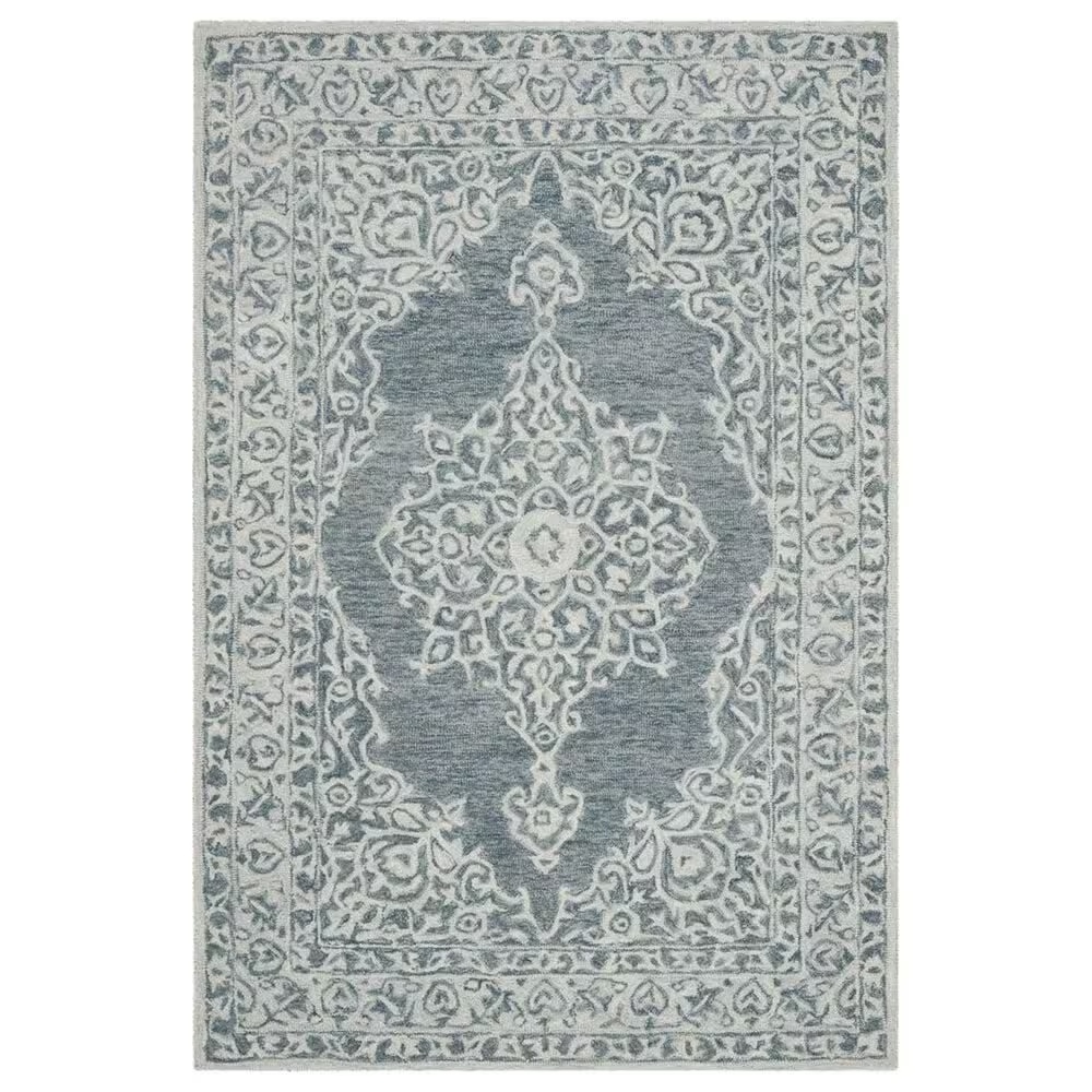 Safavieh Micro-Loop 4' x 6' Blue and Light Blue Area Rug