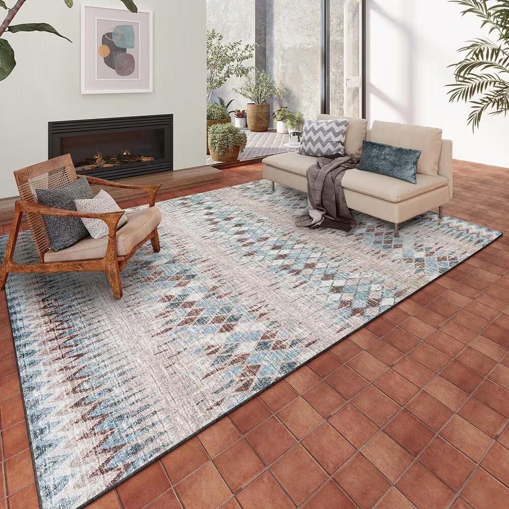 Dalyn Rug Company Winslow 3' x 5' Taupe Indoor/Outdoor Area Rug