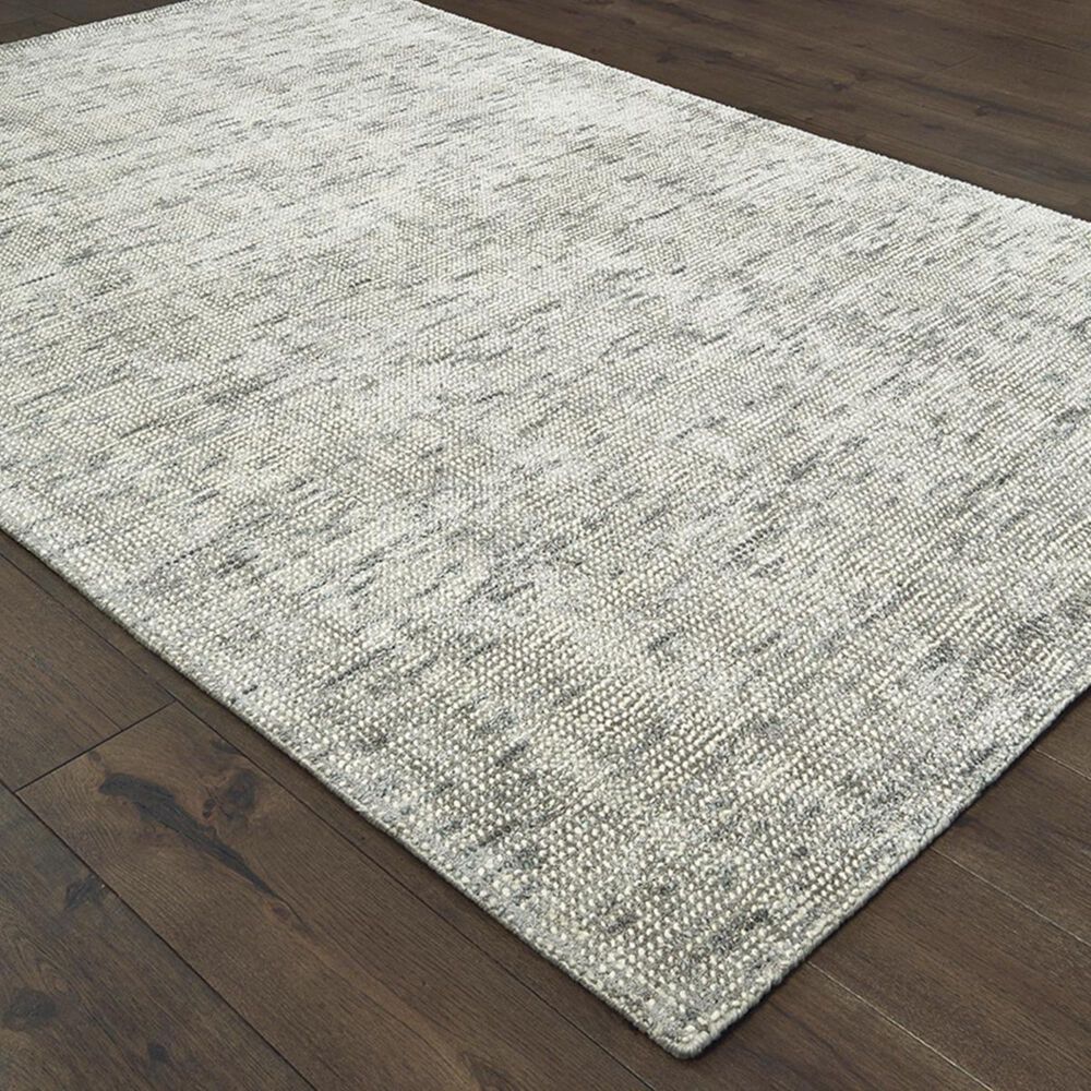 Oriental Weavers Lucent 45905 6' x 9' Stone and Grey Area Rug
