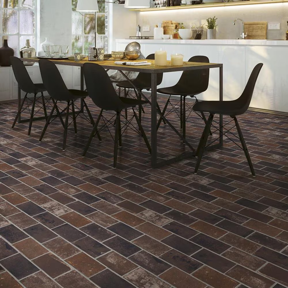 MS International Brickstone Capella Red 5" x 10" Porcelain Tile