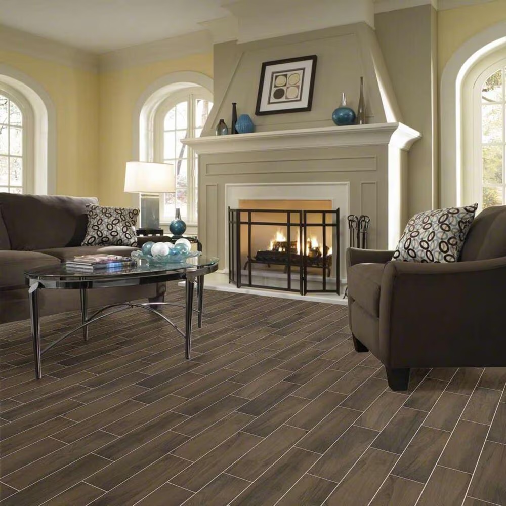 Shaw Voyage Brown 6" x 24" Porcelain Tile