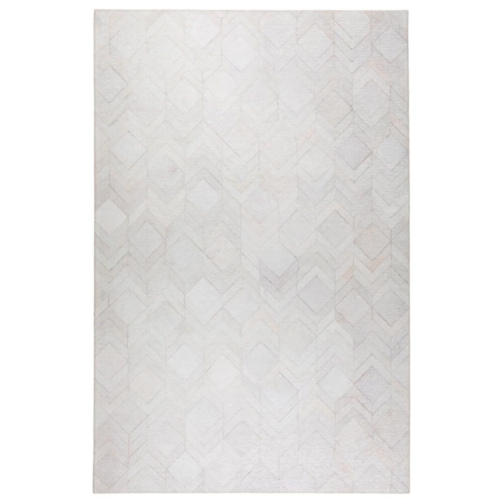 Dalyn Rug Company Durango Chevron 6' Round Linen Indoor/Outdoor Area Rug