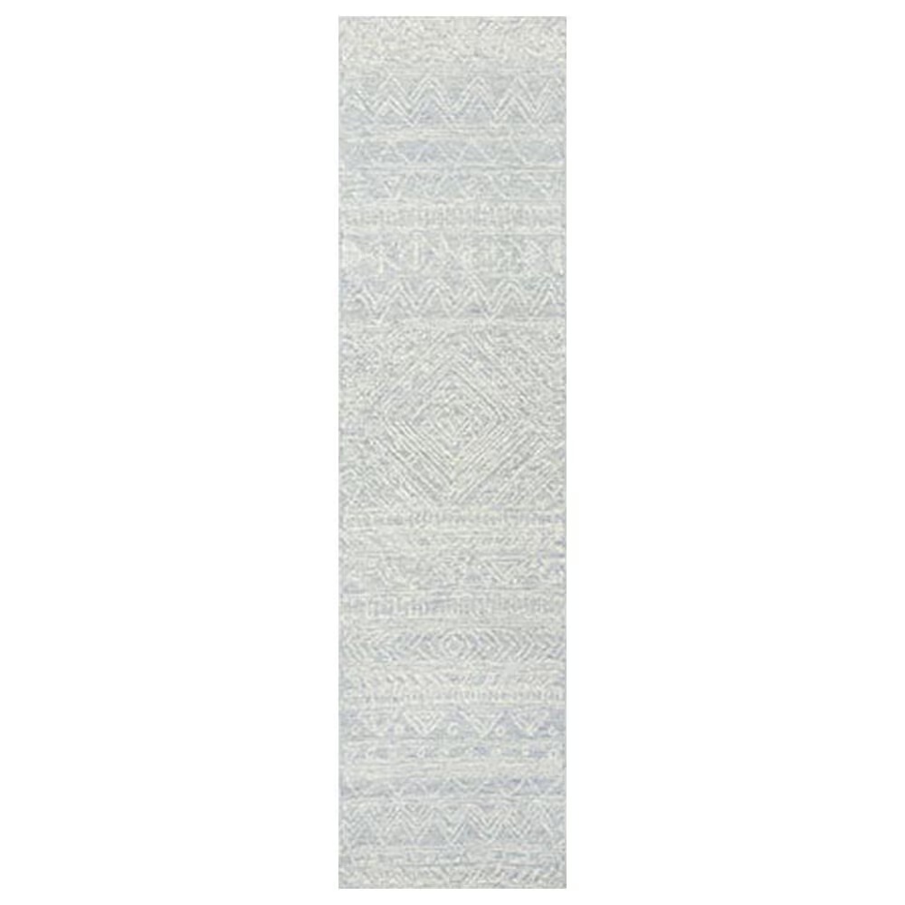 Momeni Mallorca 2' x 8' Light Blue Runner