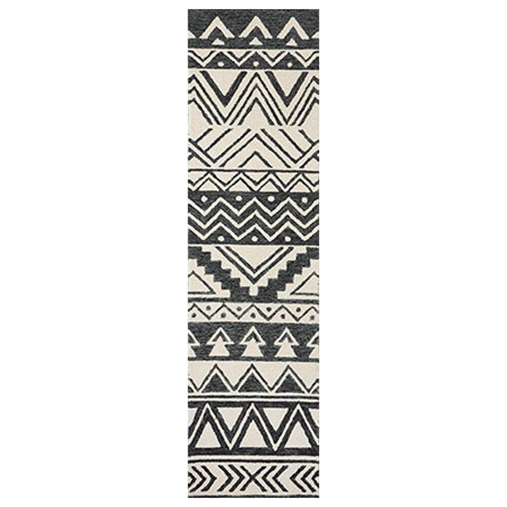 Momeni Mallorca 2' x 8' Charcoal Runner