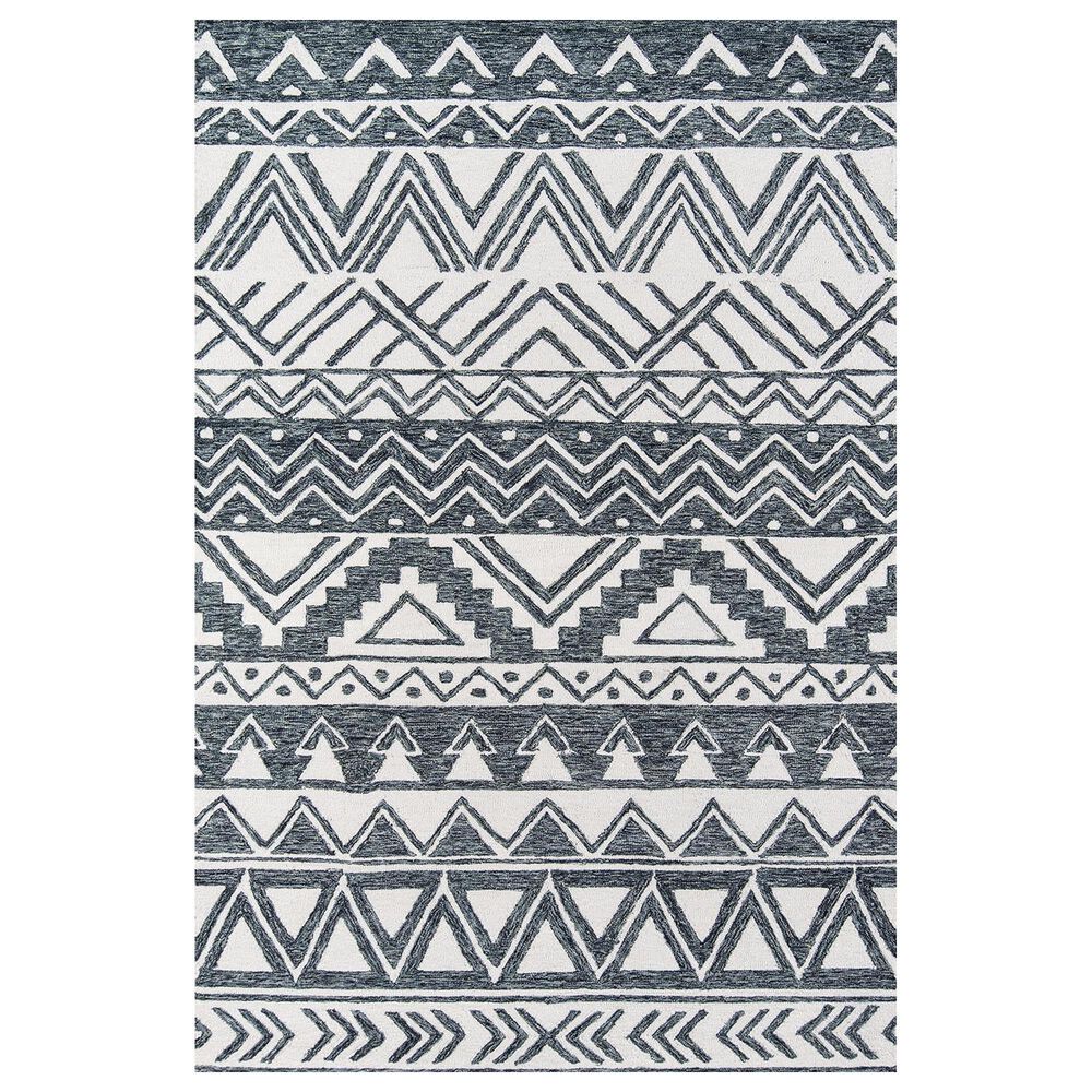 Momeni Mallorca 5' x 8' Charcoal Area Rug