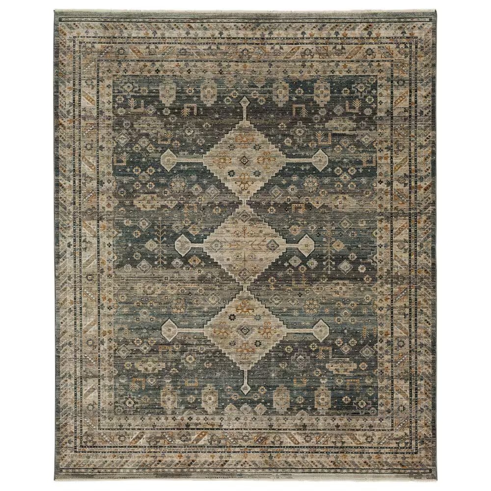 Karastan Echo Milo 7'10" x 10'3" Grey Area Rug