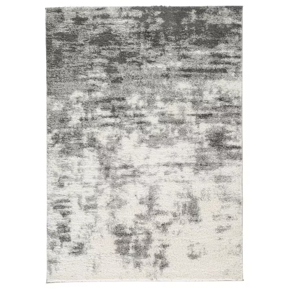 Ashley Gerdie 7'10" x 10' Cream and Gray Area Rug