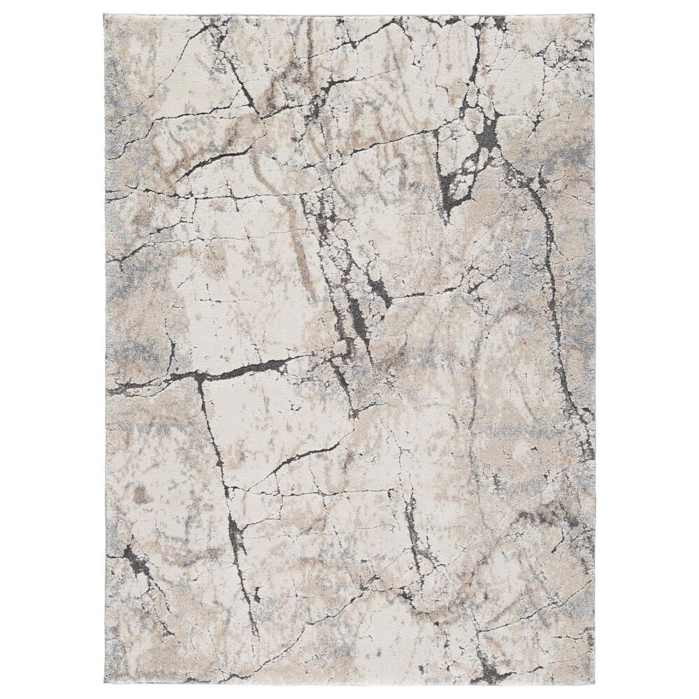 Ashley Wyscott 7'10" x 10'3" Beige, Gray and Black Area Rug