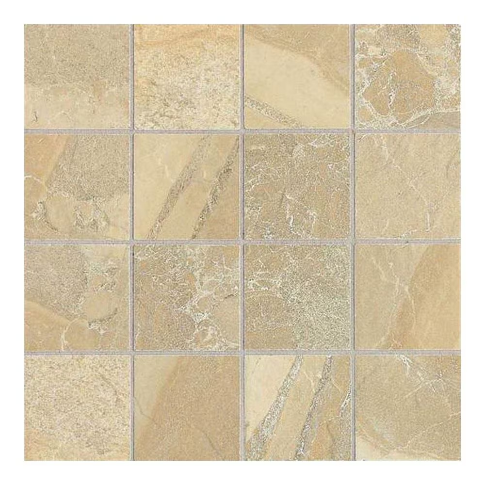 Dal-Tile Ayers Rock Golden Ground 12" x 12" Porcelain Mosaic Sheet