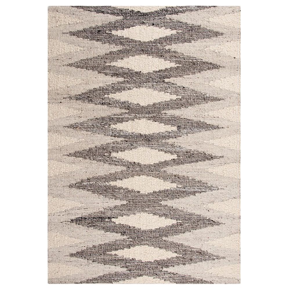 RIZZY Nova 9' x 12' Silver and Gray Area Rug