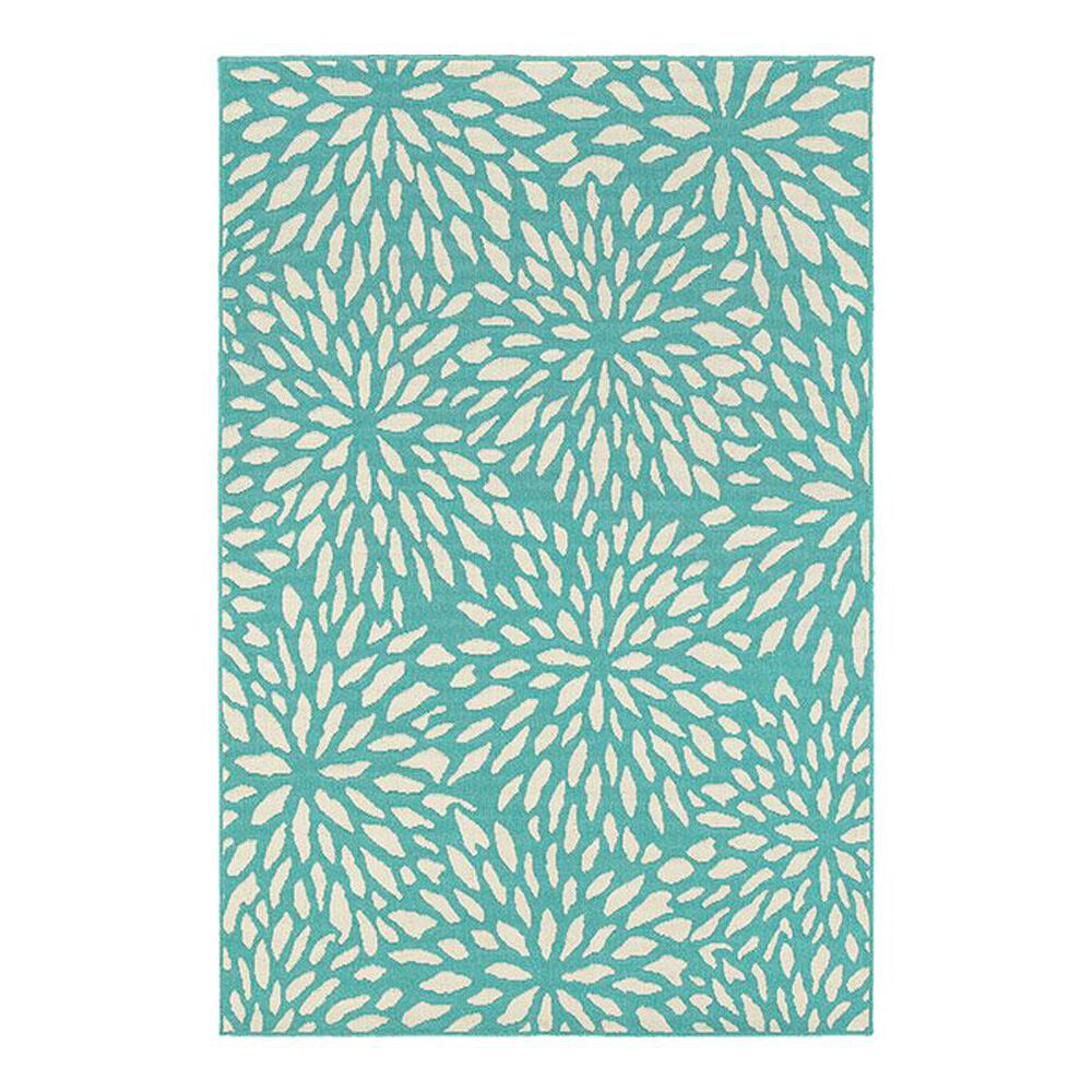 Oriental Weavers Meridian 1506L 3'7" x 5'6" Blue Area Rug
