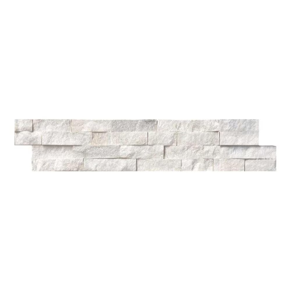 MS International Arctic White 6" x 24" Ledger Panel