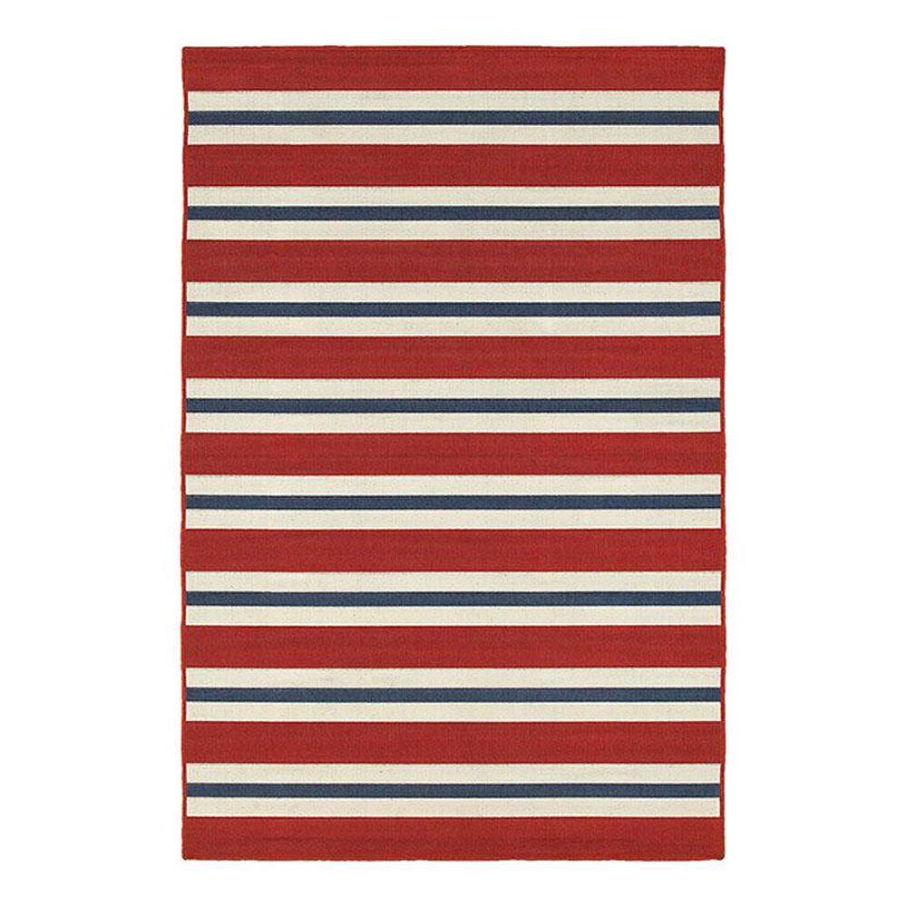 Oriental Weavers Meridian 5701R 7'10" Round Red Area Rug