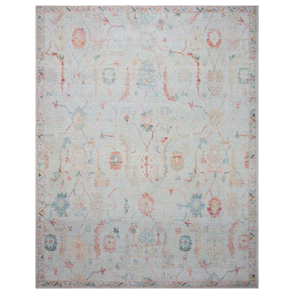 Loloi II Elysium 7'6" x 9'6" Pebble and Multicolor Area Rug