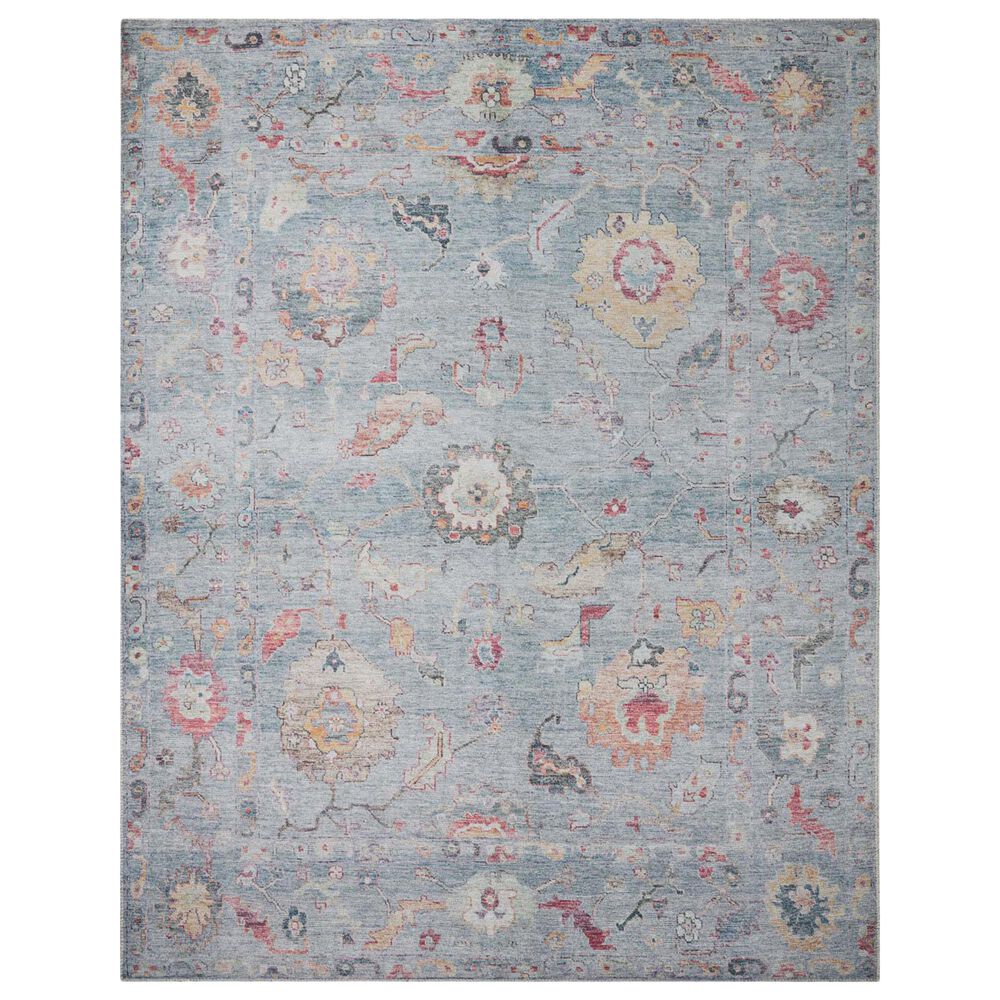Loloi II Elysium 2'3" x 3'9" Denim and Multicolor Area Rug