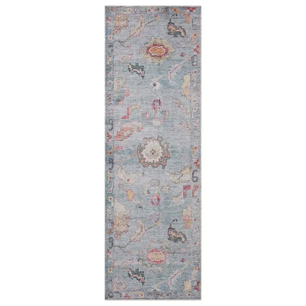 Loloi II Elysium 2'6" x 12' Denim and Multicolor Runner