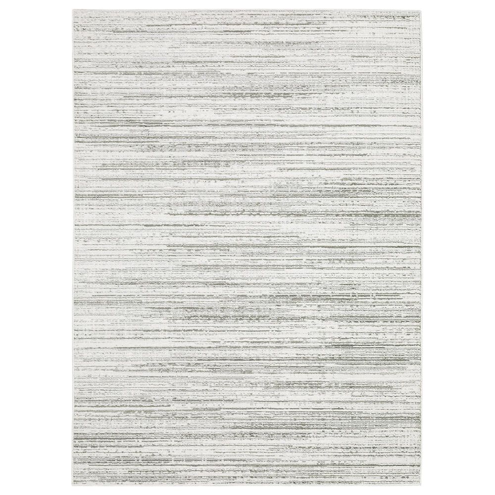 Oriental Weavers Montecito Abstract 7'10" x 10'10" White Area Rug