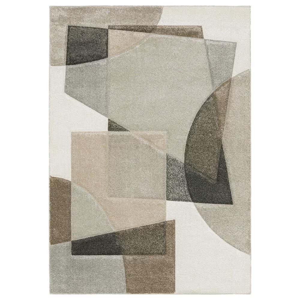 Oriental Weavers Cambria Geo Glass 7'10" x 10'10" Beige Area Rug