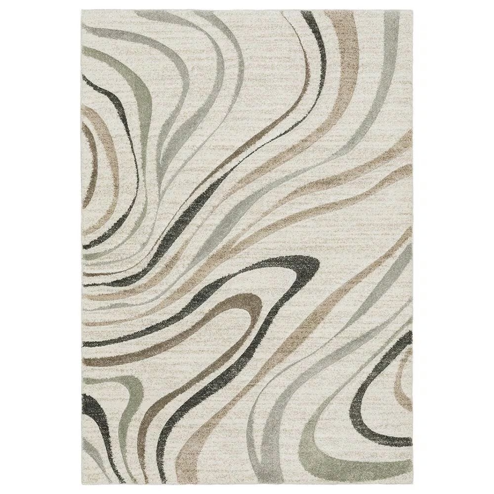 Oriental Weavers Cambria Swirls 9'10" x 12'10" Beige Area Rug