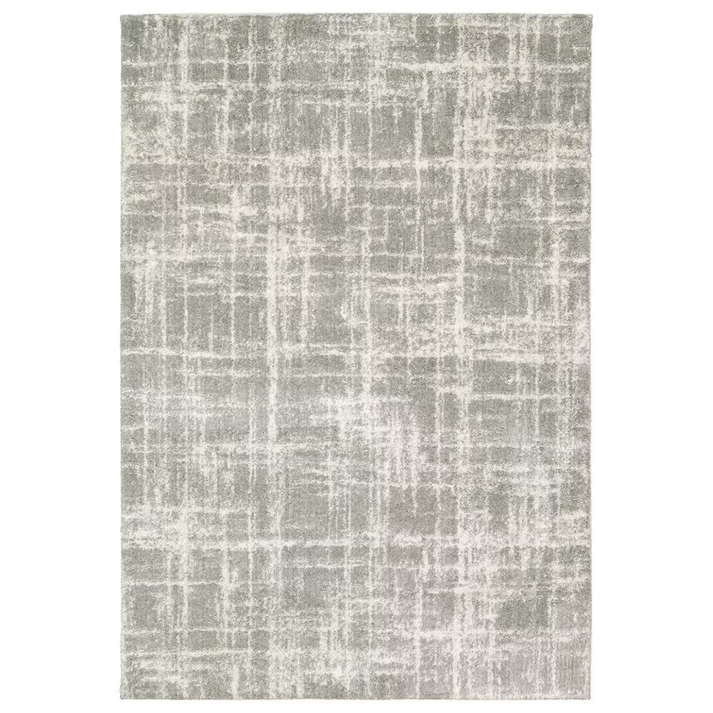 Oriental Weavers Verona Abstract 3'10" x 5'5" Grey Area Rug