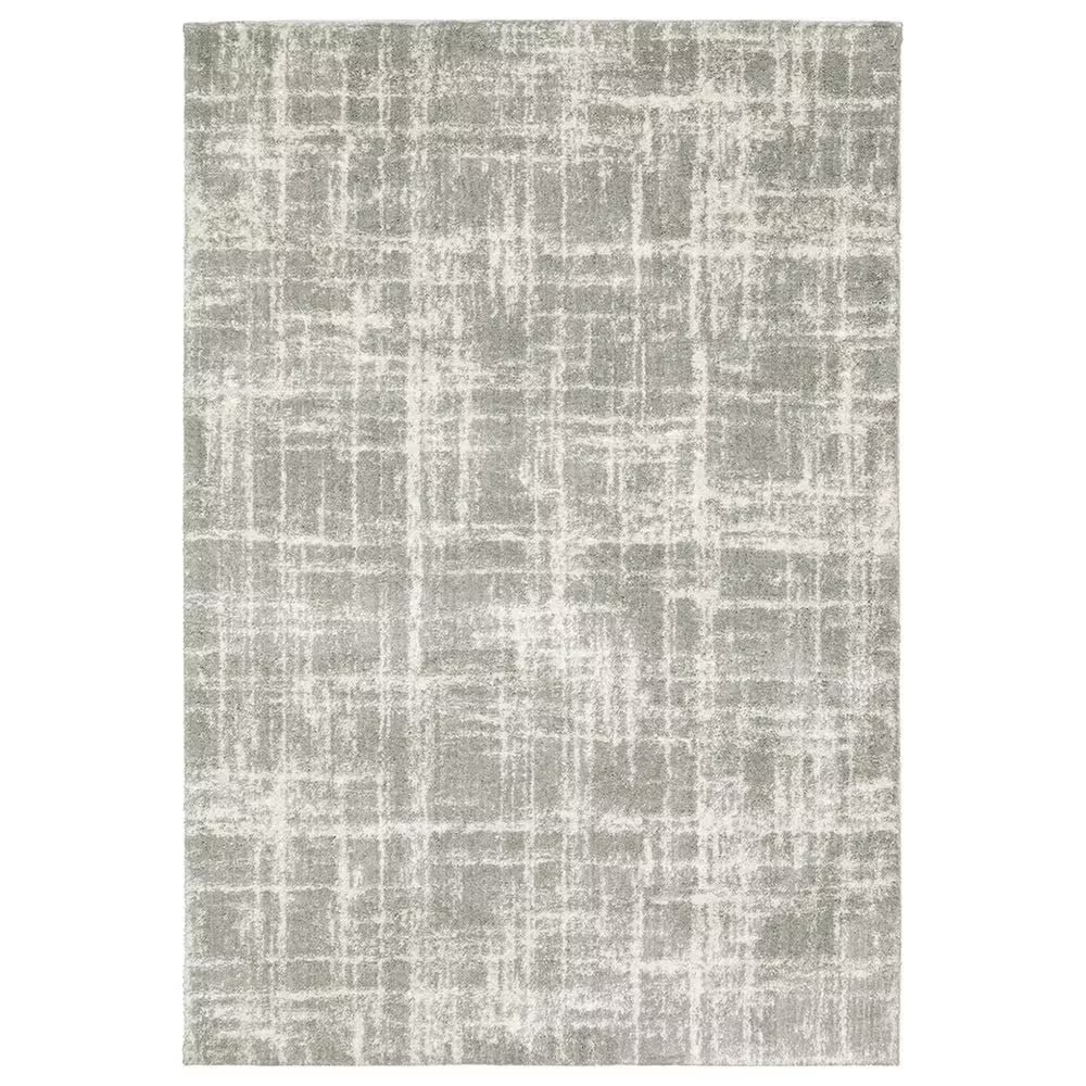 Oriental Weavers Verona Abstract 6'7" x 9'6" Grey Area Rug