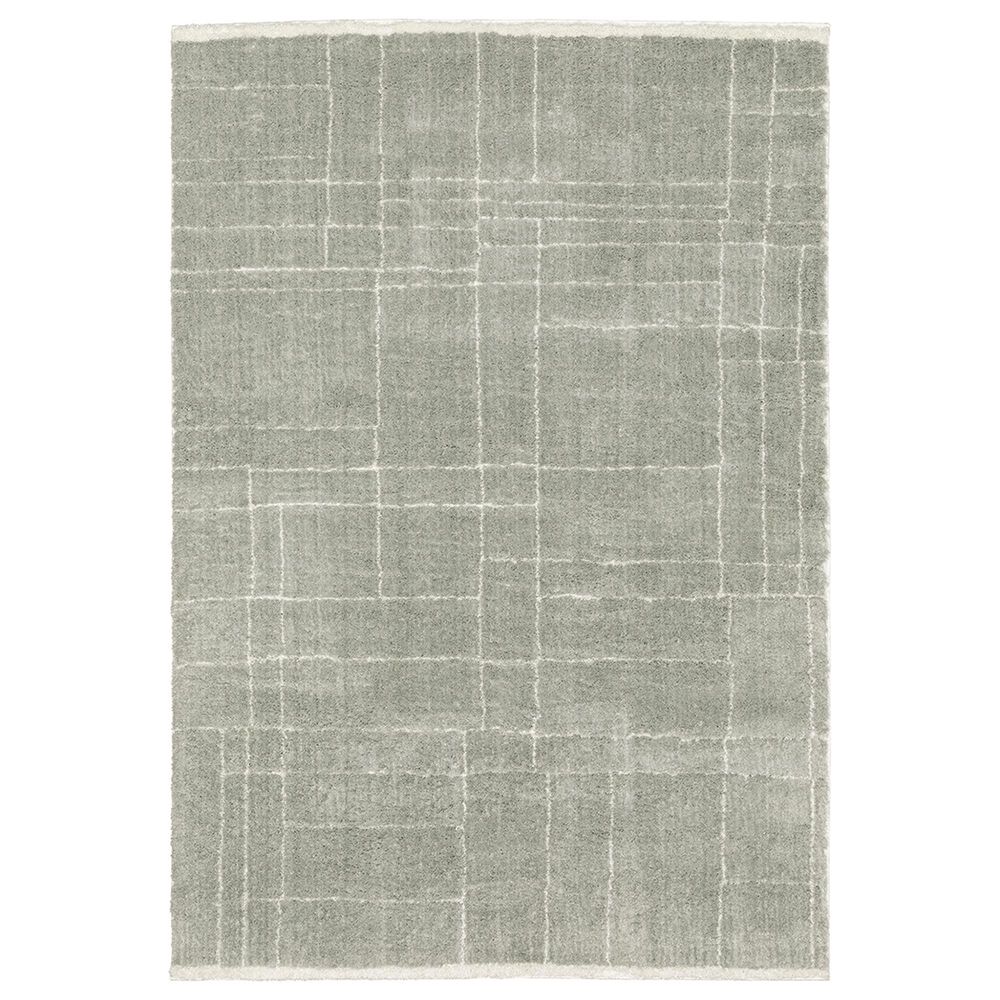 Oriental Weavers Verona Geo Lines 3'10" x 5'5" Grey Area Rug