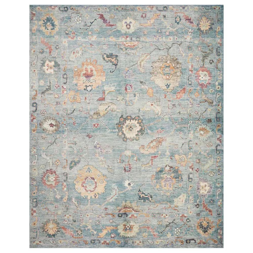 Loloi II Margot 8'6" x 11'6" Denim and Multicolor Area Rug