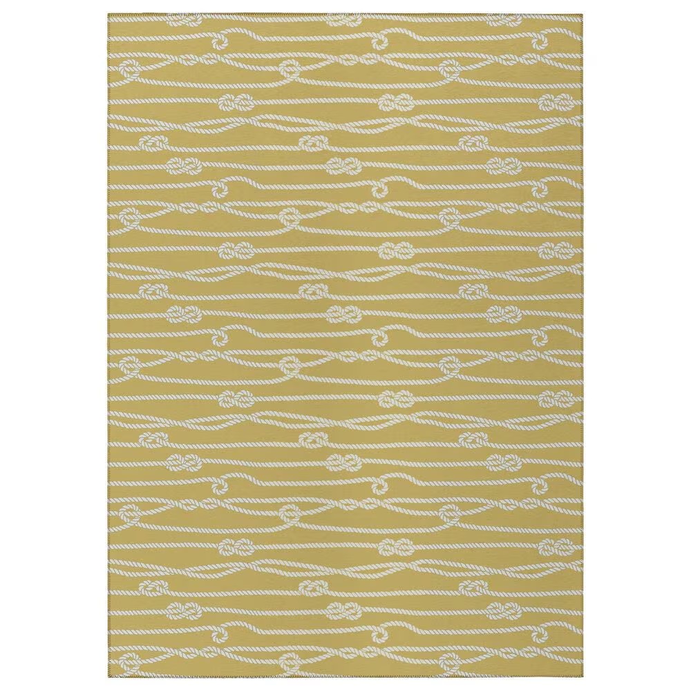 Dalyn Rug Company Harbor 8' x 11' Gold Indoor/Outdoor Area Rug