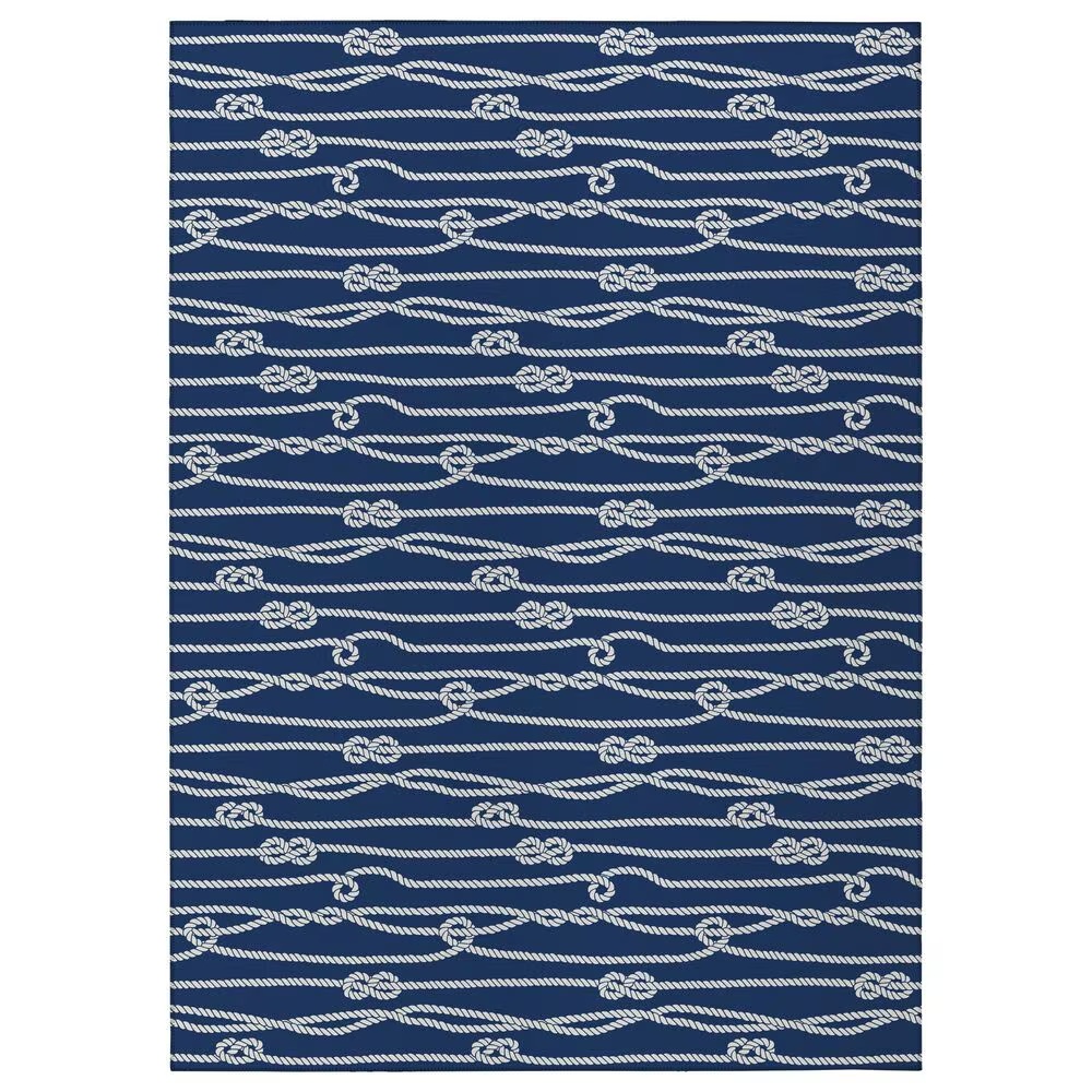 Dalyn Rug Company Harbor Contemporary 9' x 12' Navy Indoor/Outdoor Area Rug