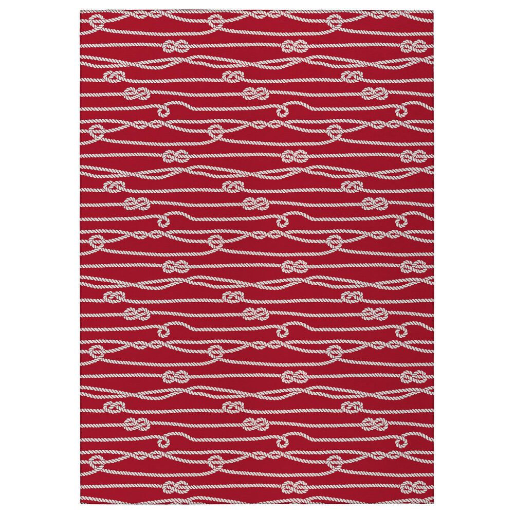Dalyn Rug Company Harbor Contemporary 5' x 7'6" Red Indoor/Outdoor Area Rug