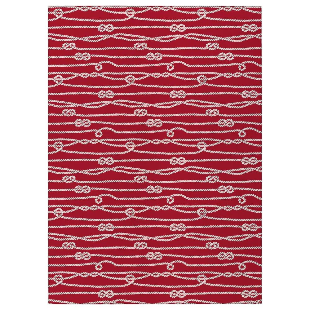 Dalyn Rug Company Harbor Contemporary 8' x 11' Red Indoor/Outdoor Area Rug