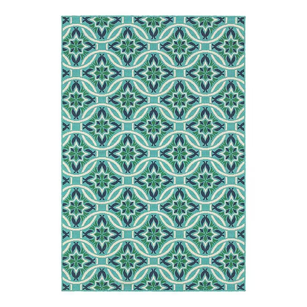 Oriental Weavers Meridian 5868L 8'6" x 13' Blue Area Rug