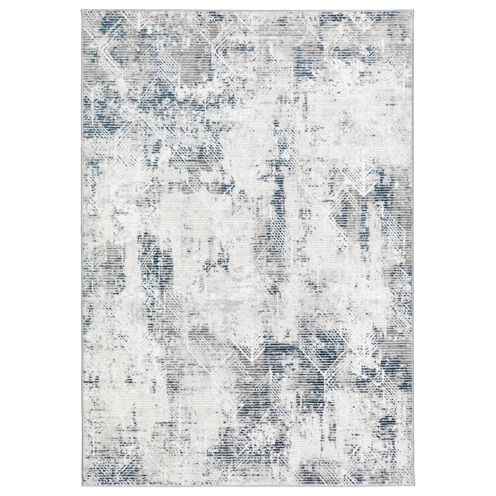 Dalyn Rug Company Rhodes Geometric 9' x 13' Grey Area Rug