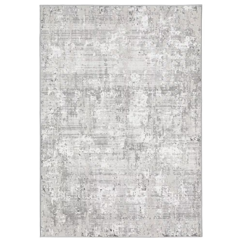 Dalyn Rug Company Rhodes Striped 5'1" x 7'5" Silver Area Rug