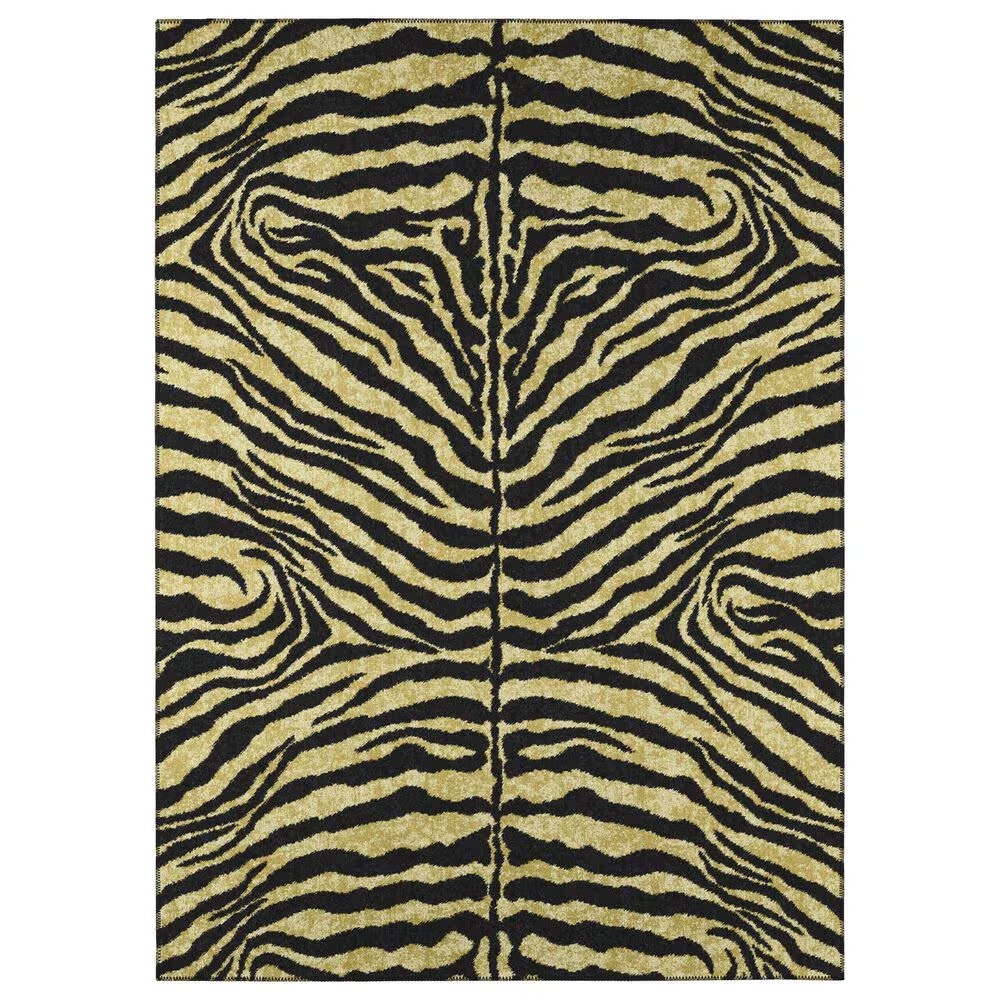 Dalyn Rug Company Mali ML1 6' x 9' Gold Indoor/Outdoor Area Rug